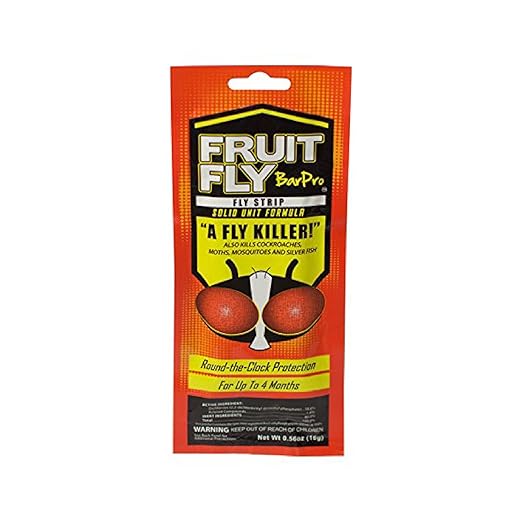 Fruit Fly BarPro – 4 Month Protection Against Flies, Cockroaches, Mosquitos & Other Pests – Non-Toxic & Portable for Indoor & Outdoor Use
