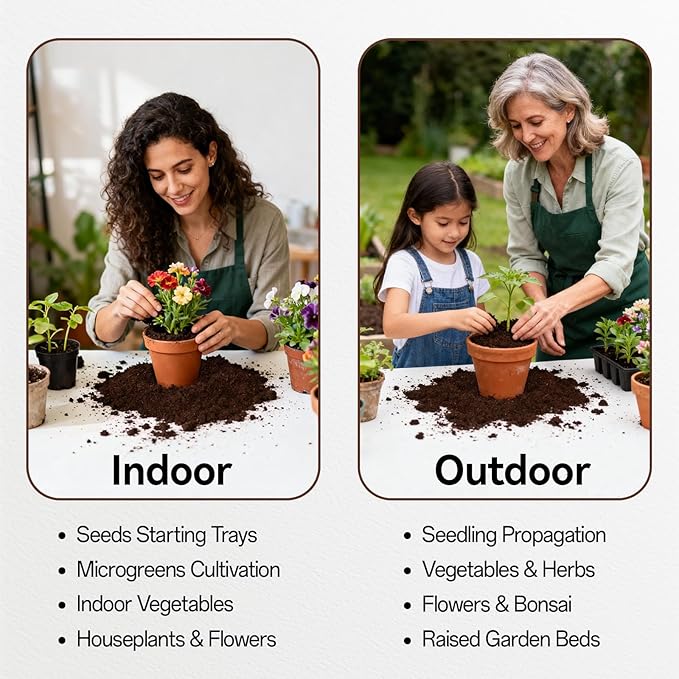 Halatool 200 Pcs Coco Coir Seed Starter Pellets, Seed Starting Soil Pellets for Potting Mix, Cat Grass Soil, Compressed Coconut Dirt Pods for Indoor Outdoor Plants Vegetables Fruits Flowers