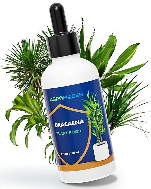 AgroMagen Plant Food with Essential Nutrients & Chelated Micronutrients, Liquid Fertilizer (4 fl.oz.) (Dracaena)