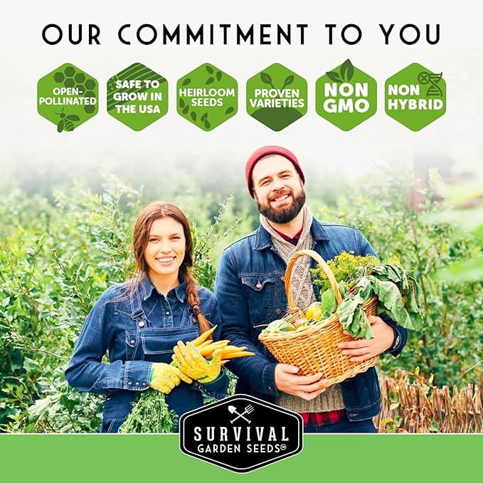 Vegetable Garden Starter Kit – 20 Variety Heirloom Non-GMO Seeds for Planting | Giftable Family Garden Kit for Beginner Victory Gardens – Start Growing Indoors or Outdoors – Survival Garden Seeds