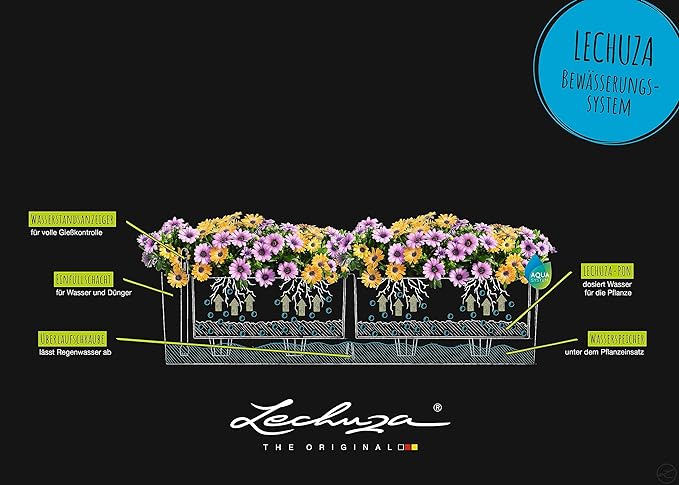 LECHUZA BALCONERA Color 80 pastel green 15705