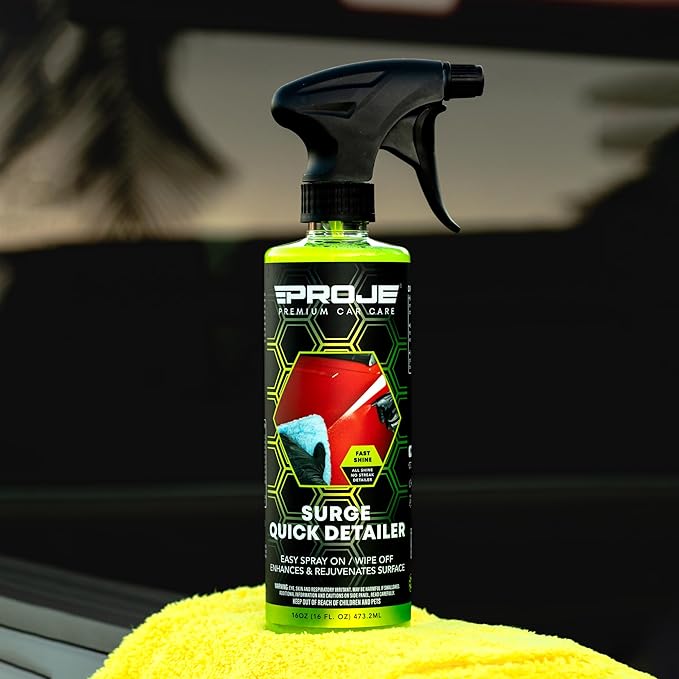 PROJE' Surge Quick Detail Spray for Quick Sealant Protection and Deep Shine Result Car Care