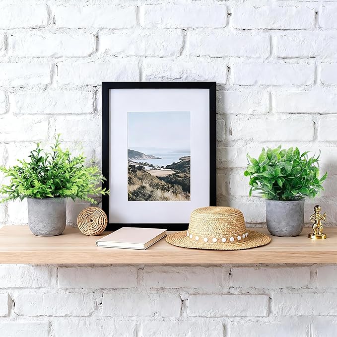 3-Pack Potted Artificial Plants, Small Eucalyptus Faux Plants for Shelf Desk Home Bathroom Farmhouse Room Coffee Table Decor (Green)