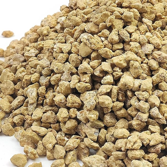 FANTIAN 10 lbs Maifanitum Stones for Succulent,1/4 Inch Decorative Rocks for Indoor Plants, Bonsai, Soil Cover. Small Stones for Water Drainage and Plant Growth
