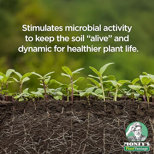 Monty’s Premium Liquid Soil Conditioner – Liquid Aeration Soil Conditioner with Humic Acid for All Soil Types, Increases Moisture & Nutrient Retention, Enhances Health & Microbial Activity – 32 oz