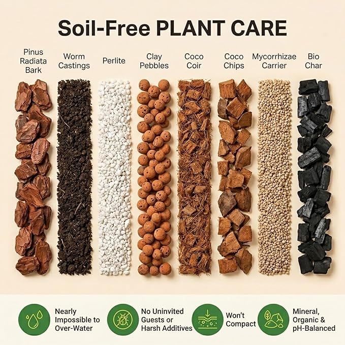 Molly's Aroid Mix - Premium Soilless Potting Mix for Houseplants - Fast Draining, Chunky & Easier to Water vs. Soil for Indoor Plants - with Bark, Coco Chips, Worm Castings, Mycorrhizae 5 Dry Quarts