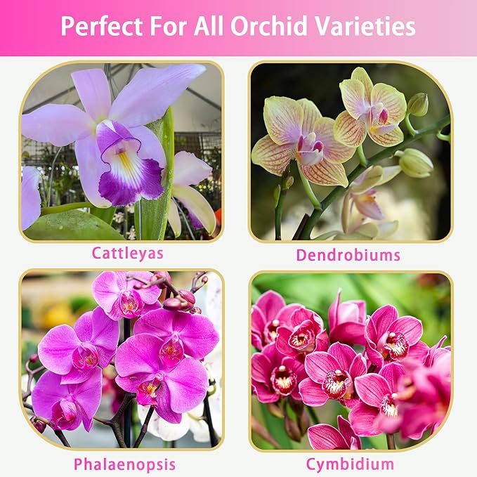 Orchid Potting Mix 2qt，Orchid Soil Composed of Orchid Bark and Perlite，Premium Orchid Medium for Potting, Repotting, Enhanced Drainage, Air Flow & Root Ventilation
