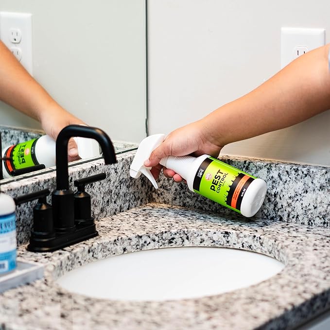 Nature’s Dome Pest Control Spray 32 Oz | 100% Natural Ant Killer & Bug Spray for Indoor & Outdoor Use | Eco-Friendly Bug Spray for Flea, Ticks, Ant & Mosquitos | Safe for Pets and Kids