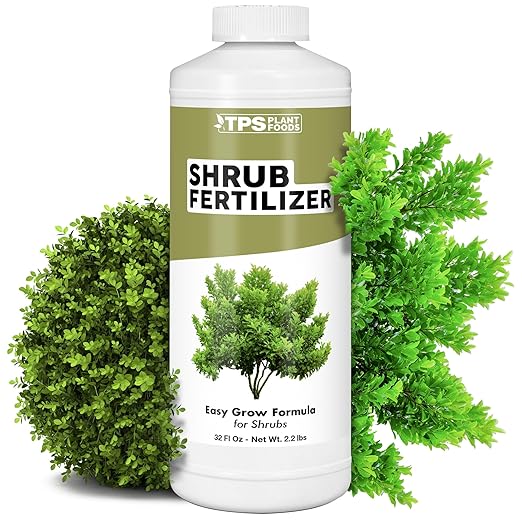 Shrub Fertilizer – Liquid Plant Food for Fuller Growth, Rich Green Foliage & Stronger Roots, 32 oz