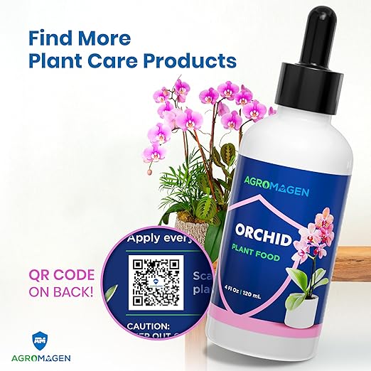 AgroMagen Plant Food with Essential Nutrients & Chelated Micronutrients, Liquid Fertilizer (4 fl.oz.) (Orchid)