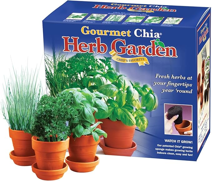 Chia Gourmet Herb Garden - Indoor Garden & Planter, Mixed