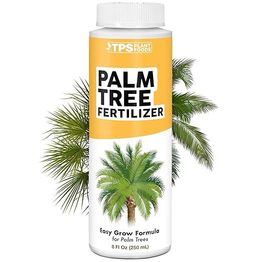 Palm Tree Fertilizer – Liquid Plant Food for Rich Green Fronds, Stronger Roots & Healthy Tropical Growth, 8 oz
