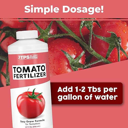 Tomato Fertilizer – Liquid Plant Food for More Tomatoes, Better Flavor & Stronger Plants, 32 oz