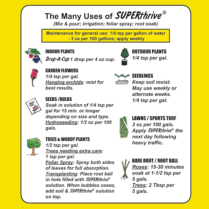 SUPERthrive Plant Vitamin Solution, 1 Quart