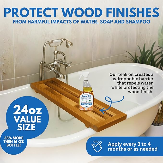EcoDecors Loveable 24 oz Spray Bottle Teak Oil