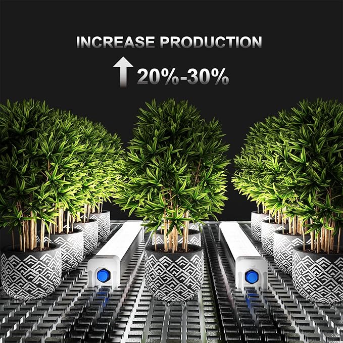 RDJ Bouns Under Canopy LED Grow Lights Bar, 120W Full Spectrum with 660nm & Far Red, High Waterproof IP65, Daisy Chain Dimming, 46 Inch, Undercanopy Grow Lighting for Hydroponic Growing (U120)