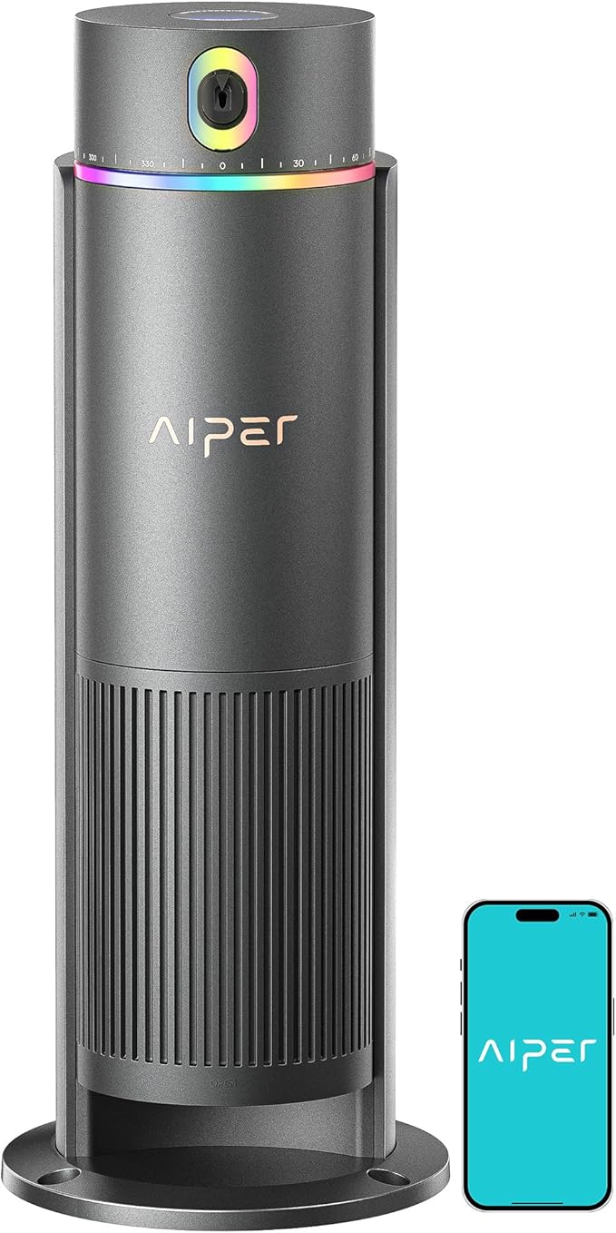 Aiper IrriSense 2 Smart Irrigation System, 4-in-1 Multi-Zone Watering Device with App Control, Smart Scheduling, and Rain Sensor for Lawns up to 4,800 sq.ft