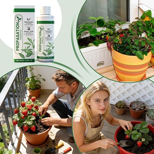 Prop Drops, Convenient Aid,100ml, Fertilizer Booster, Root Drops, Steady Growth Maintenance, for Prevent Shock Home Indoor Garden Yard Flower Water Soil Cuttings