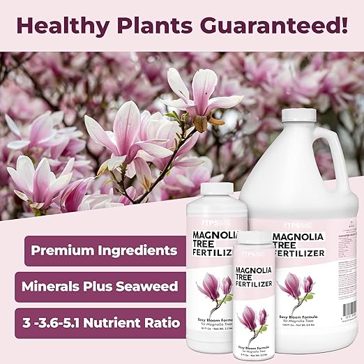 Magnolia Tree Fertilizer – Liquid Plant Food for More Blooms, Rich Green Leaves & Stronger Root Development, 32 oz