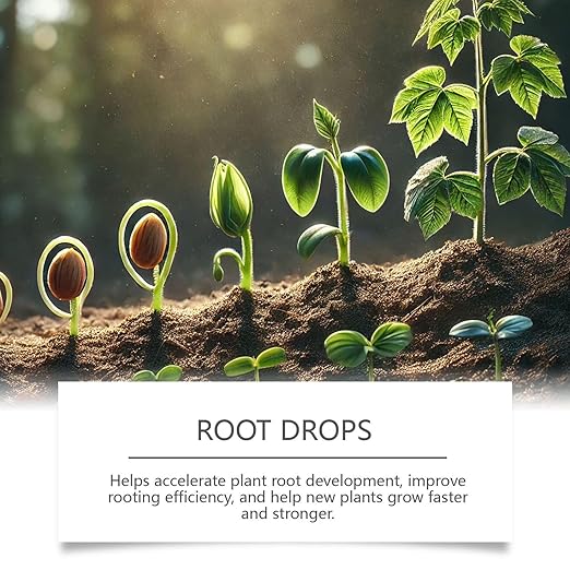 Rooting Powder, Concentrated Plant Propagation Booster, Root Growth Powder for Cloning and Seedlings, Promotes Healthy Root Development for Trees, Houseplants, Flowers, Potting Mix, Compost, Lawns, Ga