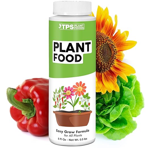 Plant Food – Liquid Fertilizer for All Plants, Lush Growth & Strong Roots, 8 oz