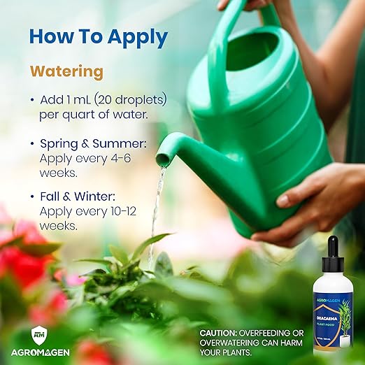 AgroMagen Plant Food with Essential Nutrients & Chelated Micronutrients, Liquid Fertilizer (4 fl.oz.) (Dracaena)