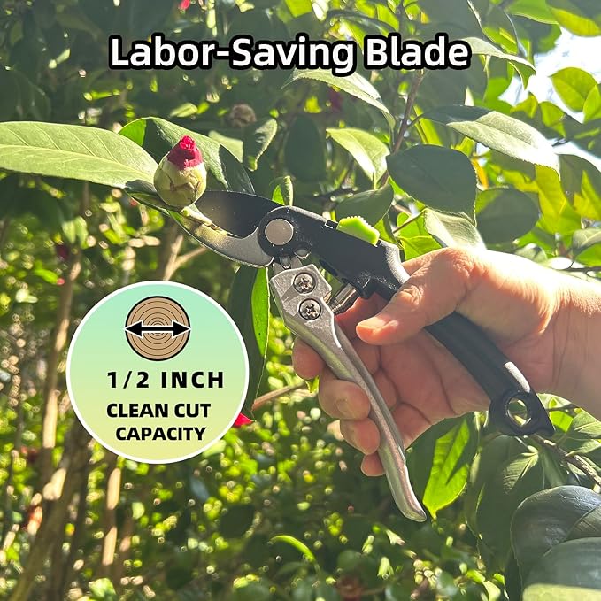 YRTSH Loppers for Tree Trimming, Heavy Duty Branch Cutter Pruner with Gear Technology, Labor Saving Pruning Shears Gardening Tools Tree Clippers Tree Trimmer up to 1.3 Inch Clean Cut Capacity