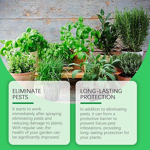 Plant Pesticide Spray Fast-Acting for Indoor and Outdoor Plants, 3.38 Fl Oz