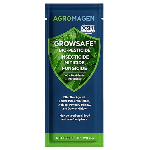 AgroMagen, GrowSafe Bio-Pesticide, Organic and Natural Miticide, Fungicide and Insecticide (Ready-to-Use 24 fl.oz)
