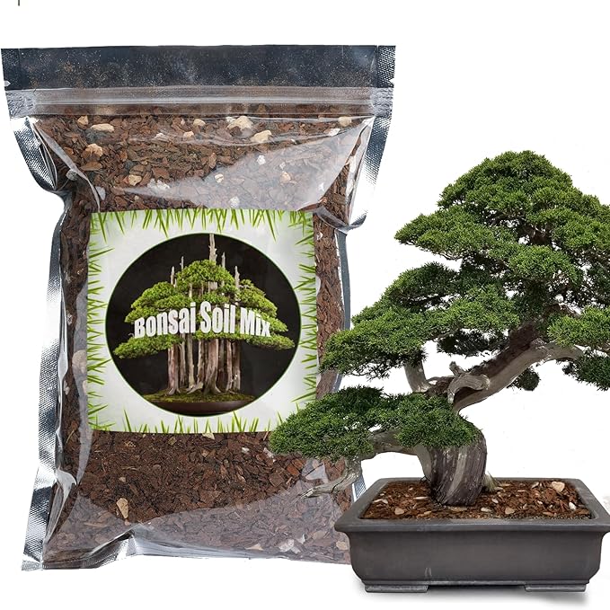 Doter Bonsai Soil Mix Ready to Use (1qt), Premium Fast Draining Organic All Purpose Potting Mix for All Varieties of Bonsai