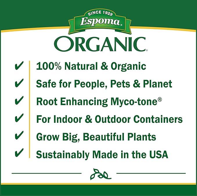 Espoma Organic Seed Starter Premium Potting Soil Mix - All Natural & Organic Seed Starting Mix with Mycorrhizae. for Organic Gardening, 8 qt, Pack of 2