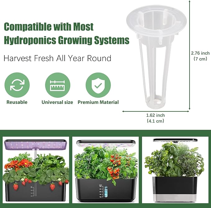 Dill Seed Pods for All Hydroponics Growing Systems, 12 Pods Herb Kit with 400+ Seeds of Dill, Grow Your Own Herb Garden at Home