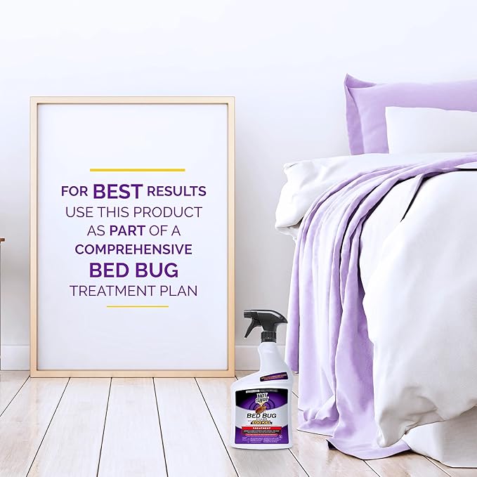 Hot Shot Ready-to-Use Bed Bug Killer Spray, Kills Bed Bugs and Bed Bug Eggs, Kills Fleas and Dust Mites, 32 Ounce