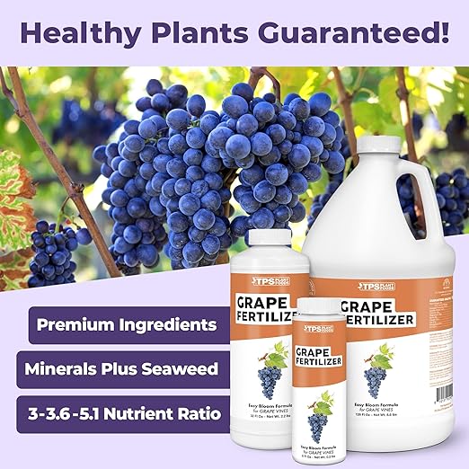 Grape Fertilizer – Liquid Plant Food for Bigger Harvests, Stronger Vines & Better Fruit Development, 8 oz