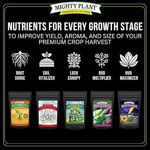 Organic Probiotic Plant Food – Fast-Acting with Microbes & Amino Acids 8-2-6 + 3% Calcium for All Garden Types Organo Grow | Boost Growth & Health (5, Ounces)