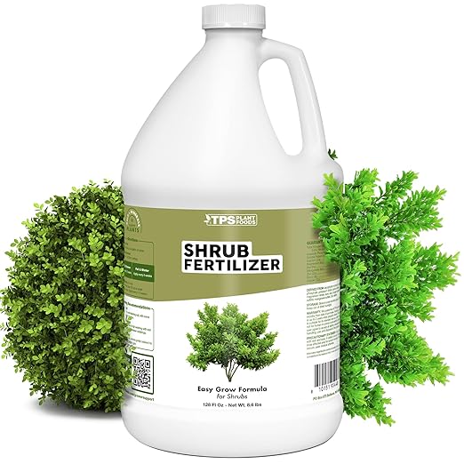 Shrub Fertilizer – Liquid Plant Food for Fuller Growth, Rich Green Foliage & Stronger Roots, 1 Gallon