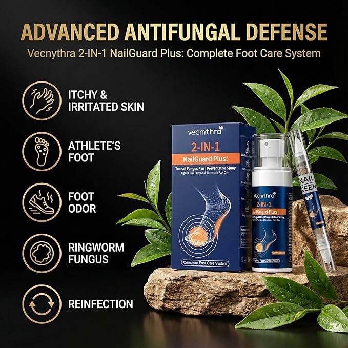 Athletes Foot Spray Treatment, Toenail Fungus Treatment Extra Strength Pen for Toenail & Finger, More Pure Natural Plant Extracts, Foot Fungus Treatments