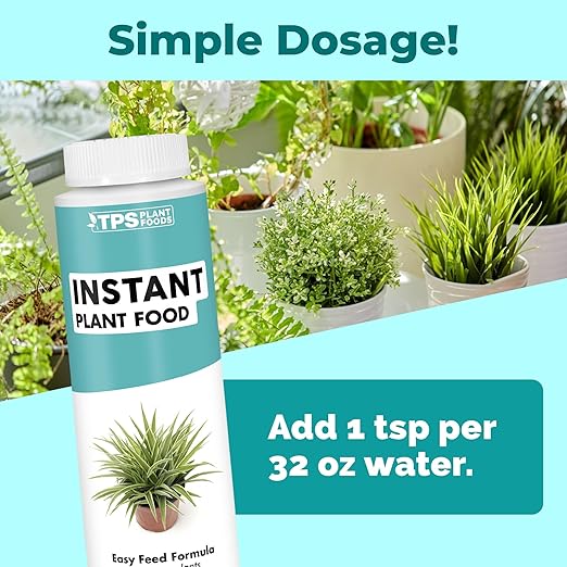 Instant Plant Food – Liquid Plant Food for Fast Nutrient Uptake, Stronger Growth & Healthier Plants, 8 oz