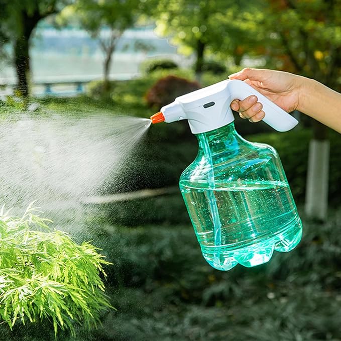 Spray Bottles Mist Sprayer – Electric Mist Sprayer, Transparent Cleaning Tool | USB Rechargeable Container, 3L Multifunction Bottle for Gardening Tasks, Plant Watering, Home Cleaning, Outdoor Use