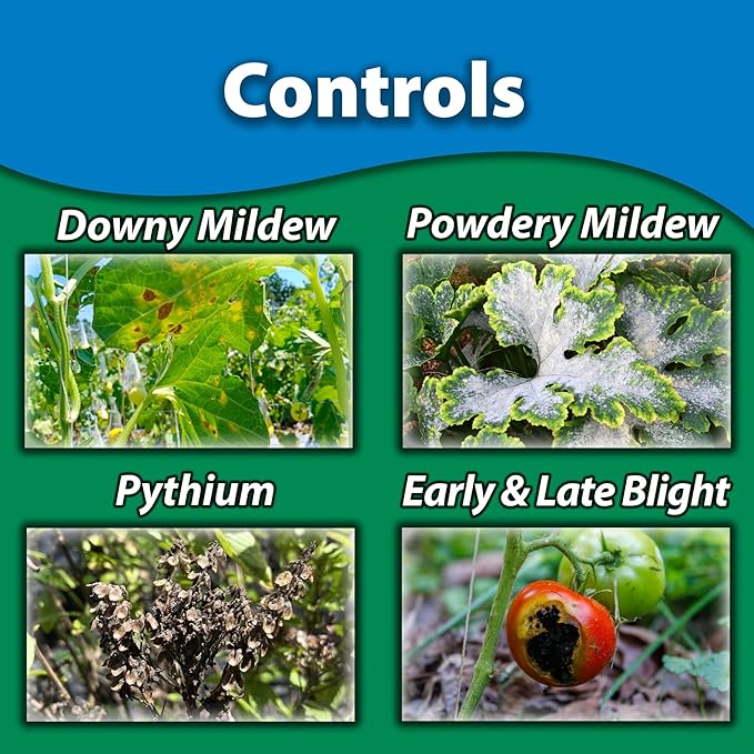 Monterey Complete Disease Control Bundled with Measuring Spoon - Fungicide & Bactericide for Control of Garden & Lawn Diseases - 1 Gallon