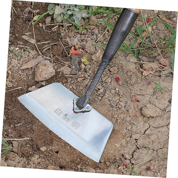 Gadpiparty Hardened Manganese Steel Garden Trowel and Hand Shovel for Weeding, Lawn Care, Heavy Duty Gardening Tool with Push Blade, Outdoor Garden Weed Removal Tool