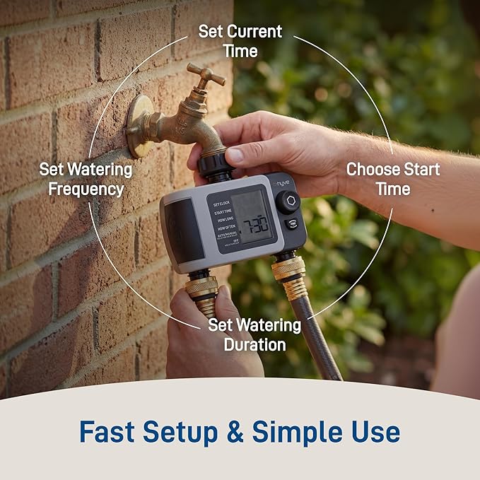 Orbit 24637 B-hyve XD 2-Port Smart Hose Watering Timer with Wi-Fi Hub