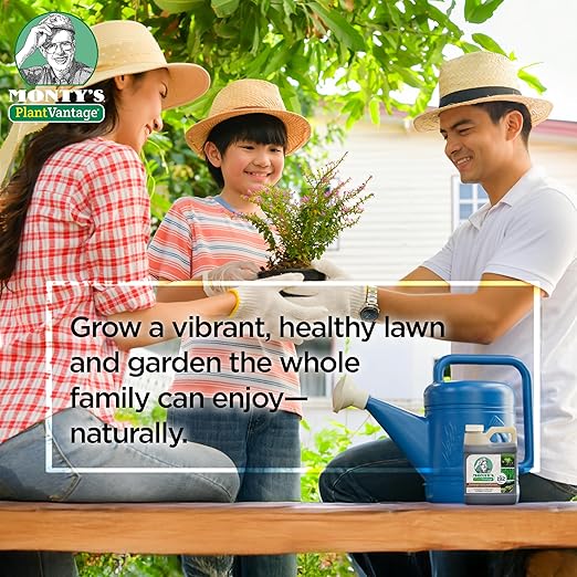 Monty’s Premium Liquid Soil Conditioner – Liquid Aeration Soil Conditioner with Humic Acid for All Soil Types, Increases Moisture & Nutrient Retention, Enhances Health & Microbial Activity – 16 oz