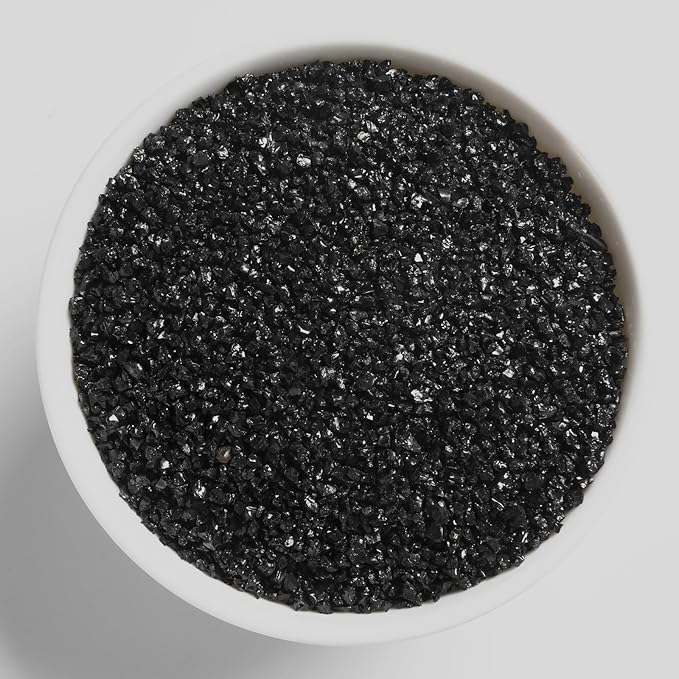 Boniosz 2.4lb Succulents and Cactus Black Sand, Décor & Additive Tiny Stones,DIY Rocks Gravel for Bonsai, Fairy Gardening, Terrarium, Vases Fillers