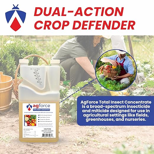 Total Insect Concentrate Solution – Designed for Agriculture and Gardens – Plant-Based Ingredients – for Consistent Crop Growth – 32 oz Bottle