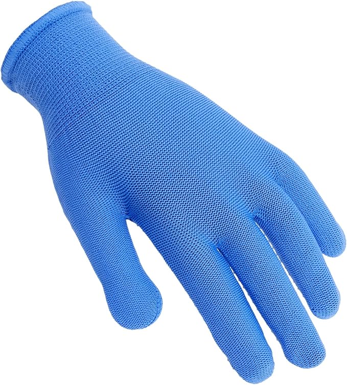 Juvale Garden Gloves for Women - 6 Pairs (12 Count), Pink, Purple & Blue - Thorn Proof & Cut Resistant Gardening Gloves - Breathable Cotton Cloth with Enhanced Grip - Berry Picking & Outdoor Work