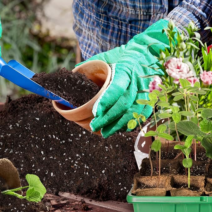Doter Organic Seed Starter Premium Potting Soil Mix 2qt, All Natural Seed Starter Mix for Fast Germination and Vigorous Seedlings with Strong Root Systems