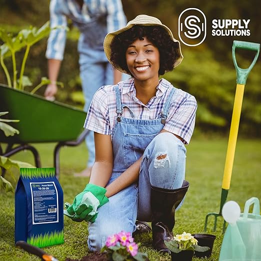 Supply Solutions | Power Bloom 10-20-20 Fertilizer | Bloom Booster Fertilizer for Flowers and Plants, High Phosphorus NPK Fertilizer for Vegetable Garden, Fruit Tree and Flower Fertilizer (5 Pounds)