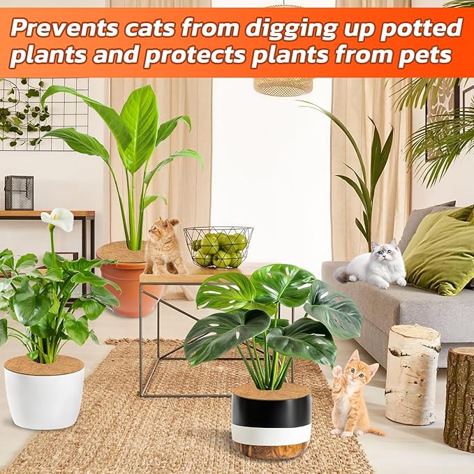Legigo 4pcs Coconut Fiber Mulch Ring Tree Plant Protector Mat, 30 Inch Natural Coco Coir Tree Mulch Ring Plant Pot Soil Cover, Tree Rings Disc Plant Cover for Indoor Outdoor Plants, Landscaping