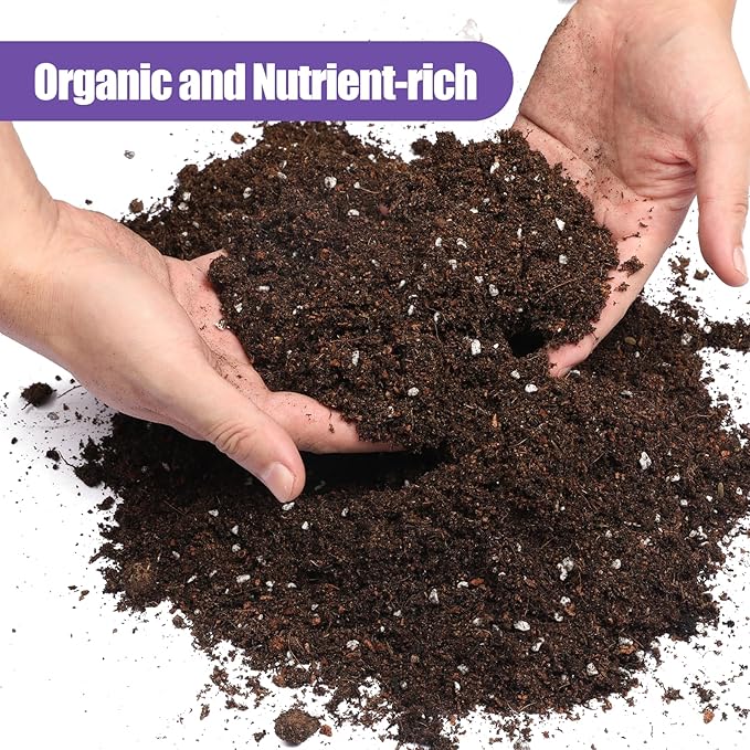 Doter Premium Lavender Potting Mix 10qt, Promotes Lavender Blossoming, Perfect for Indoor and Outdoor Gardening